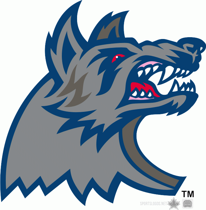 Hartford Wolf Pack 1999-2006 Alternate Logo vinyl decal